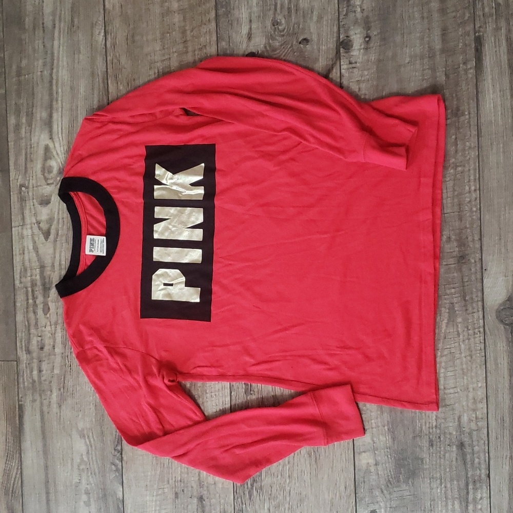 Pink Victoria's secret longsleeve shirt